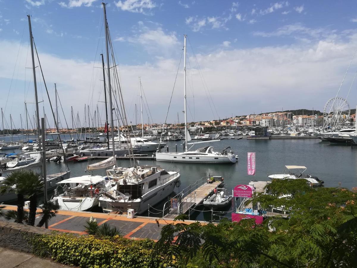 Appartement 1Ere Ligne Vue Port Avec Balcon, Piscine アグド エクステリア 写真